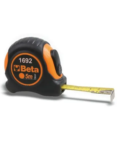 Bi-material Beta 5 Meters tape measure in shockproof ABS 016920055