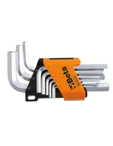 Set of 9 Beta male hexagonal wrenches with holder 000960374