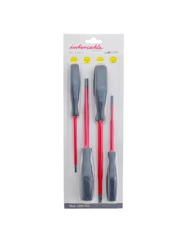 SET 4 Intercable FUTUR II slotted screwdrivers 1399002