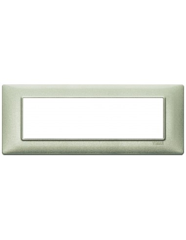 Vimar 14657.72 Plana - placca 7 moduli verde metallizzato