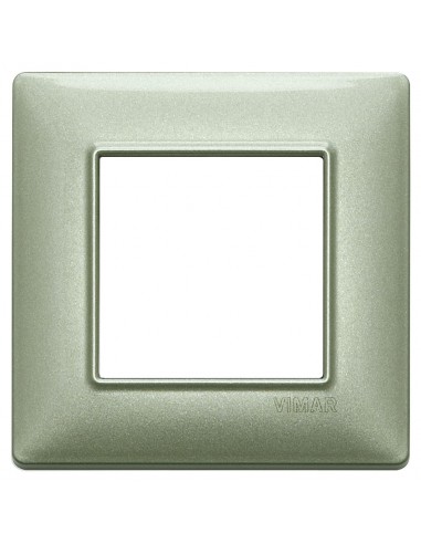 Vimar 14642.72 Plana - placca 2 moduli verde metallizzato