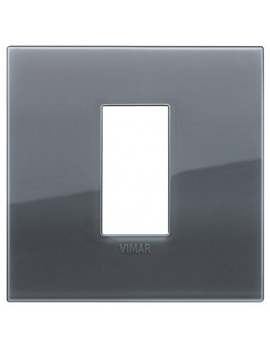 Vimar 19641.61 Arke - placca 1 modulo grigio fume