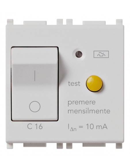 Differenziale magnetotermico CLASSE A 1P+N 0,03 16A