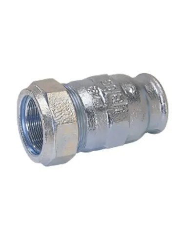 Cast iron compression fitting for steel pipes Gebo F 1/2 01.150.01.01