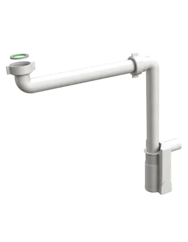 Sifone ultrapiatto Bonomini per lavabo e bidet 1 1/4 bianco 2500BB32B0