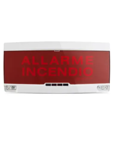 Pannello ottico acustico antincendio convenzionale Notifier PAN1-PLUS-EN3