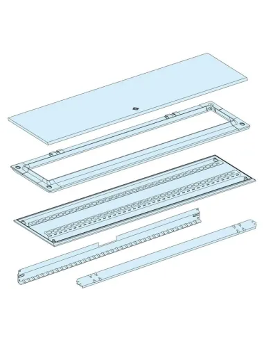 Pannello posteriore Schneider PrismaSeT G L300mm H1750mm 33M IP55 LVS08349