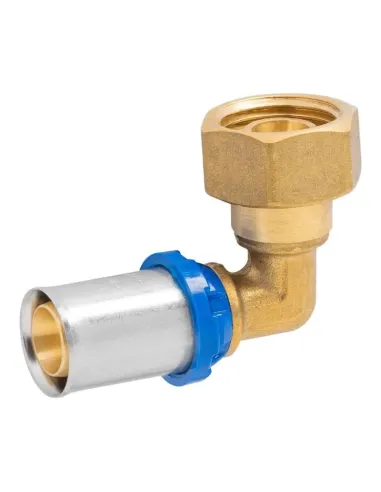 Ape elbow fitting with swivel 1/2 x 20 mm brass ARL7253200