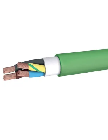 Afumex Double Insulation Cable 4X10mmq 1 Meter Yellow Green FG16OM164G10