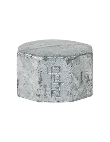 Gebo cast iron octagonal cap for 1 1/4 300-7G pipes