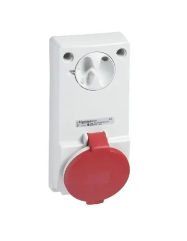 Vertical Schneider Interlocked Socket 3X16A+NT 400V IP44 82136