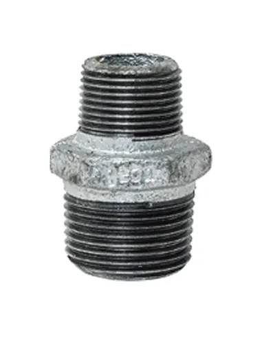 Gebo Cast Iron Threaded Nipple for M/M Pipes 2 x 1 1/4 245-37G