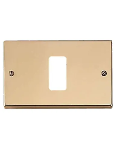 Placca Master 1 foro bronzo per supporti master 351-1