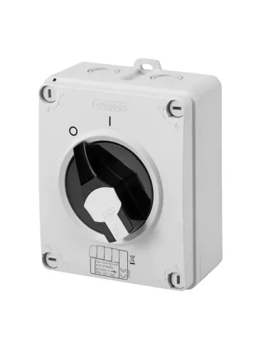 Gewiss HP 16A wall-mounted rotary switch 2P IP65 GW70401P