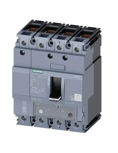 Interruttore scatolato Siemens 3X160A+N/2 25KA TM240 3VA11163FF460AA0