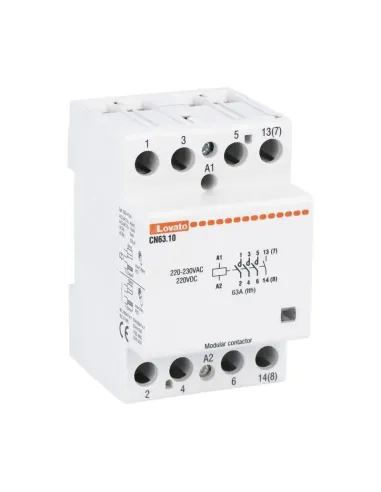 Lovato modular contactor 63A AC1 220VAC 3 modules CN6310220