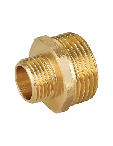 Nipplo ridotto per tubi IBP M/M 3/8 x 1/4 in ottone 8245 M03002000