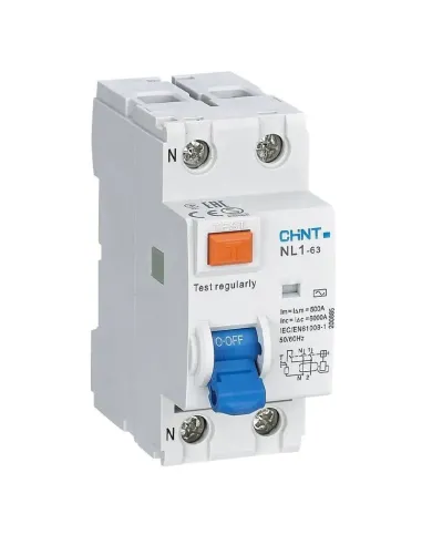 Interruttore differenziale puro Chint NL1-63 40A 2P 30MA Tipo F 2 Moduli 263718