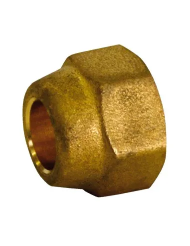 Bocchettone in ottone Ferrari per condizionatori 3/8 x 3/8 107101