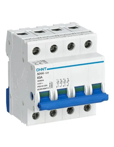 Chint NH4 125A 4P 400 Vac modular disconnect switch 4 Modules 398035