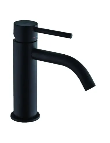 Washbasin mixer without waste Paffoni Light matt black LIG071NO