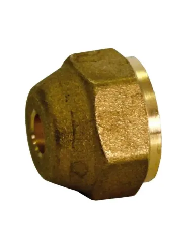 Ferrari reduced brass union for air conditioners 1/4 - 3/8 107408