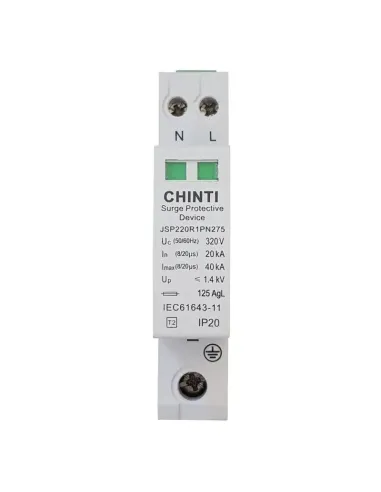 Scaricatore di sovratensione Chint 40kA Tipo 2 275 Vac 81306