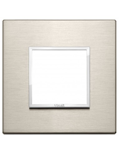 Vimar 21642.04 Eikon Evo - placca 2 moduli bronzo chiaro