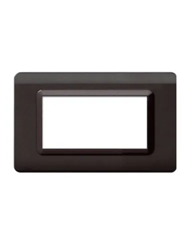 Ave System 44 dark gray 4-module technopolymer plate 44PY04GSL