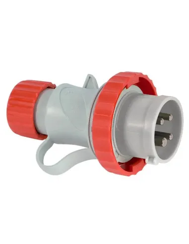 Spina mobile industriale Fanton 3P+T 32A 400V IP67 rosso 70164