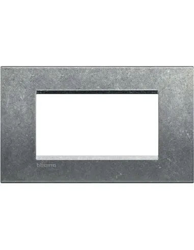 Bticino Livinglight 4-module square plate in native color LNA4804NA