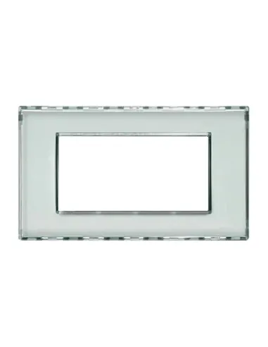 LivingLight LND4804KR transparent/customizable 4-module crystal glass plate