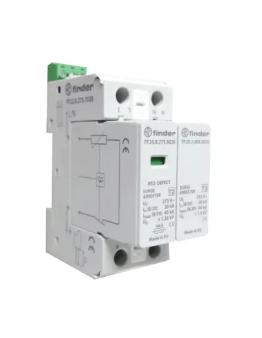 SPD 2P 20kA surge arrester finder 7P.22.8.275.1020