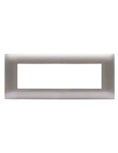 Placca Ave YOUNG44 colore grigio metallizzato 7 posti 44PJ07GM