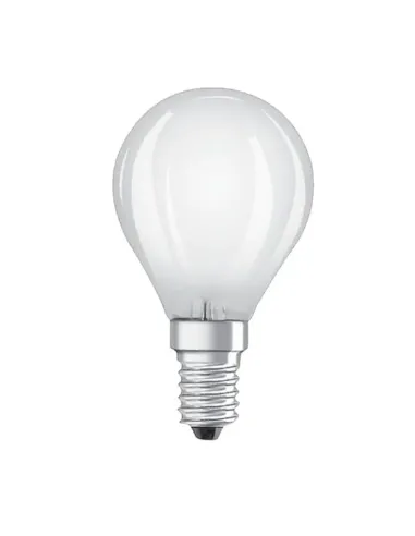 Lampadina a sfera Led Osram 6,5W 2700K attacco E14 PRACP60827SE1G2