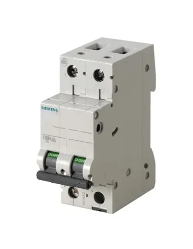 Interruttore magnetotermico Siemens 2P 32A 4,5kA tipo C 2 moduli 5SL32327