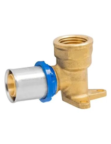 Ape elbow fitting with flange 3/4 x 20 mm brass ARL3504200