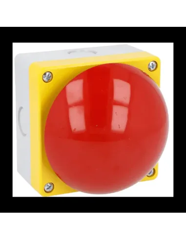 Lovato Red Palm Button with NA+NC pull release LP9P11R