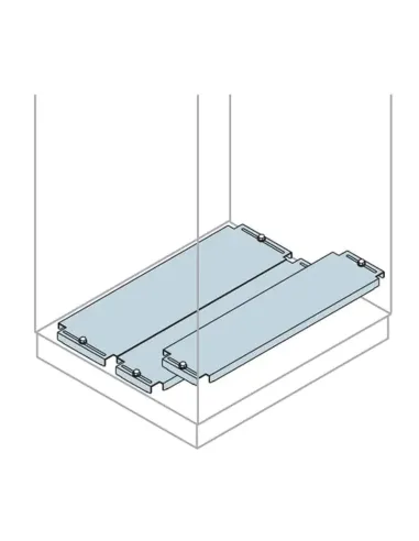 Flangia Abb ingresso cavi componibili per Quadri Armadi IS2 400x400x85 mm EF4041