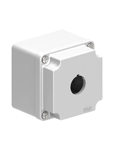 Lovato IP67 gray metal housing for 1 LPZM1A8 button