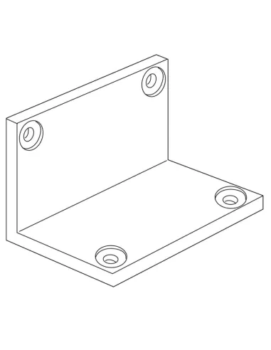 Piastra di rinforzo Bticino MAS con profilo per quadri HDX 91874L