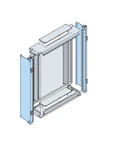 Base struttura da parete Abb tetto fondo 24 moduli DIN 400A IP43 L600 SL1000