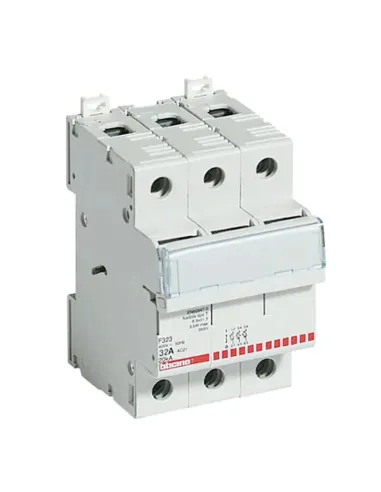 Bticino sezionatore portafusibile 3P 32A 500V 3 moduli F323