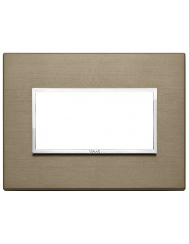 Vimar 21654.05 Eikon Evo - placca 4 moduli bronzo scuro