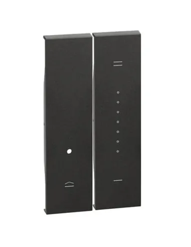 Cover Bticino Living Now per Dimmer 2 moduli Nero KG19