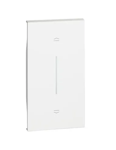 Cover Bticino Living Now con simbolo SU e GIU 2M bianco KW05MH2