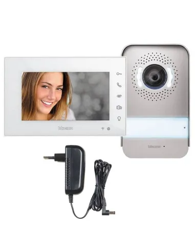 Kit Videocitofono Monofamiliare Bticino Easykit WIFI 2 fili monitor 7 Pollici