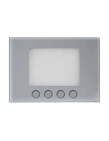 Urmet Alpha display module with color display and 4 gray buttons 1168/1G