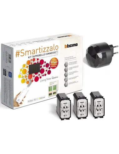 KIT Connected Shutters Smartizzalo Bticino Living Now Black SKG3602KIT