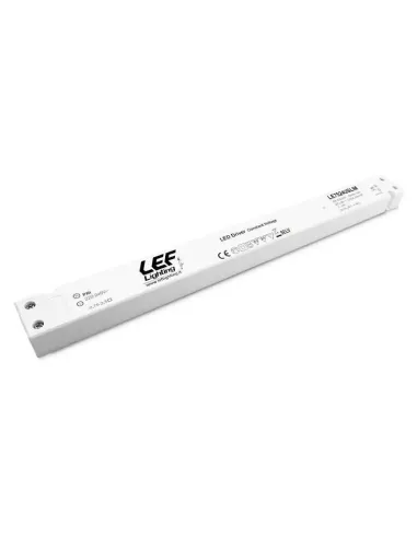 Alimentatore per strip LED LEF 75W 24V tensione costante IP20 LE7524USLIM